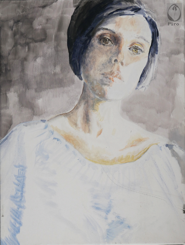 oil on canvas - olio su tela di Piro